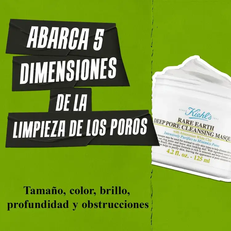 Rare Earth - Mascarilla, minimiza apariencia de poros