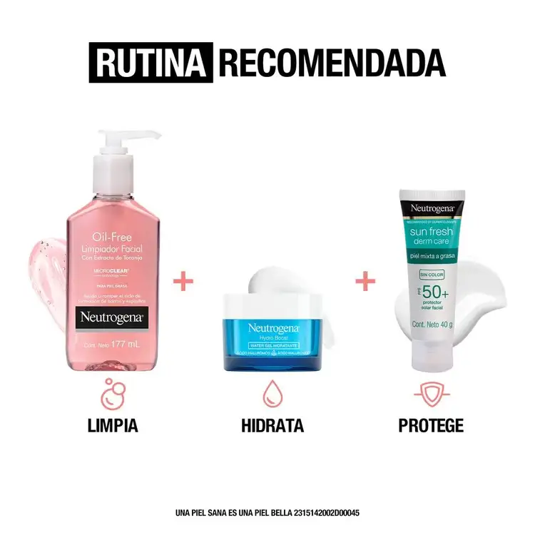 Oil Free - Limpiador facial, fórmula en gel