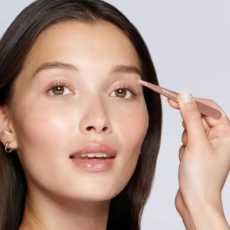 Rose Gold Pinzas da forma a las cejas