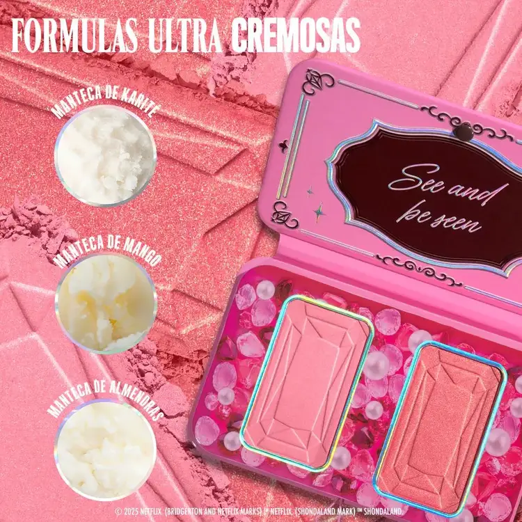 Bridgerton Paleta de Rubor Rubor en polvo