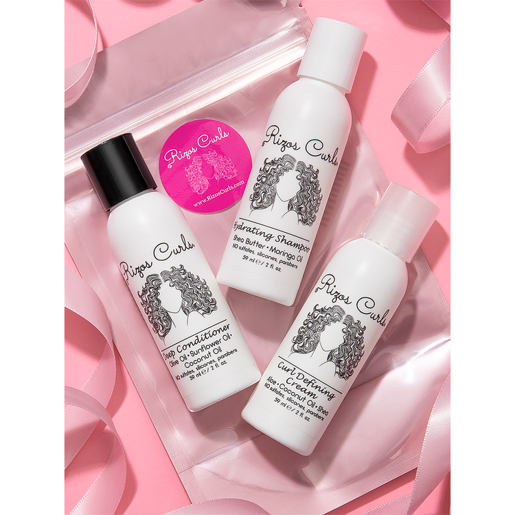 Travel Kit Trio Kit de viaje rizos definidos