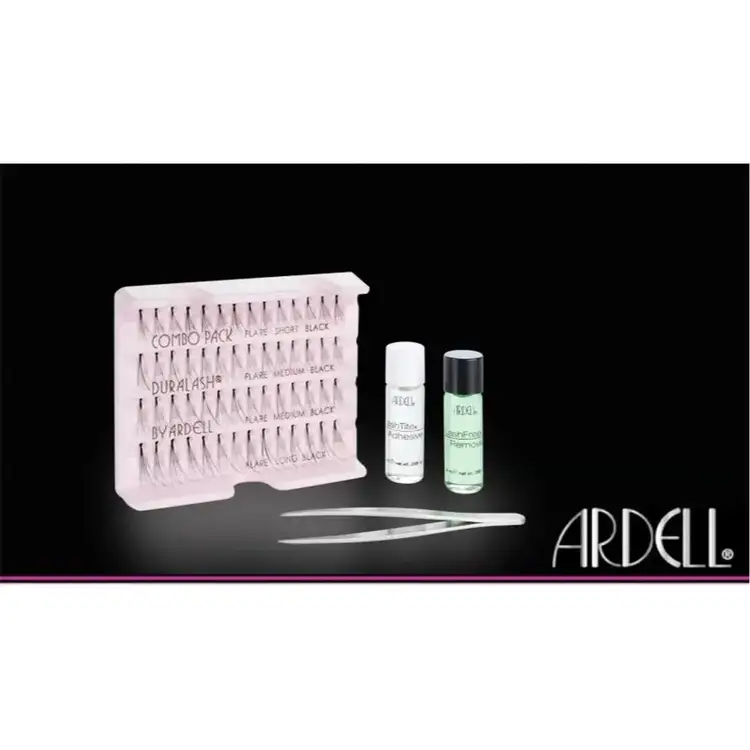 DIY Eyelash Extensions Kit with Tweezers, Adhesive and Remover Kit para extensiones de pestañas extensiones de pestañas profesionales en casa