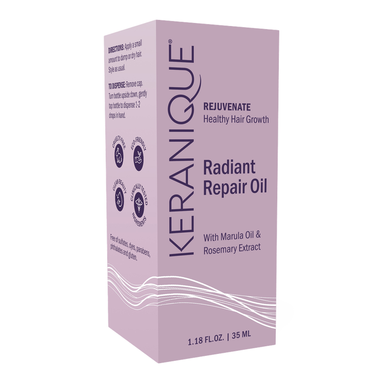 Radiant Aceite reparador promueve crecimiento capilar