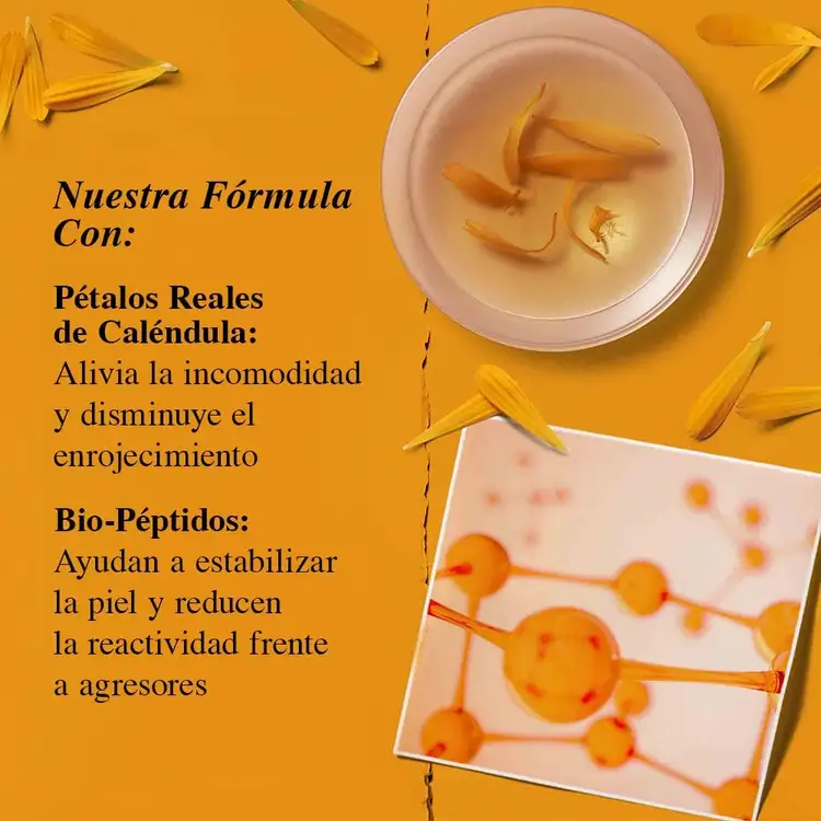 Calendula Herbal - Tónico facial, calma y refresca la piel
