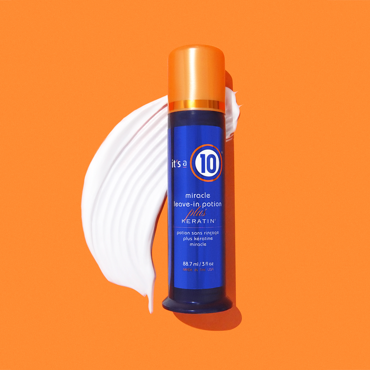 Miracle Leave-In Potion Plus Keratin Acondicionador protector combate el frizz