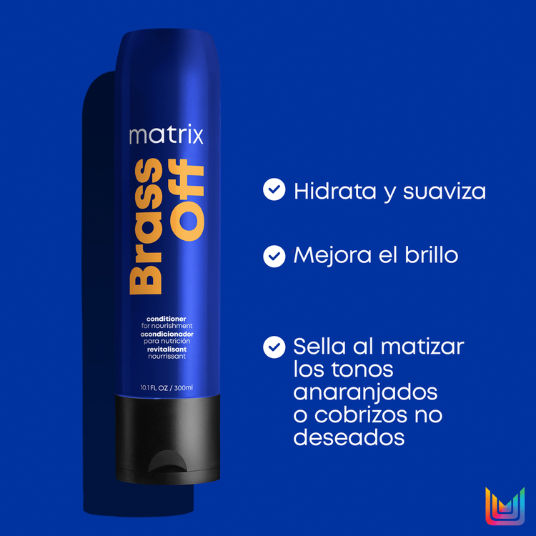 Brass Off - Acondicionador, neutraliza y acondiciona tonos naranjas