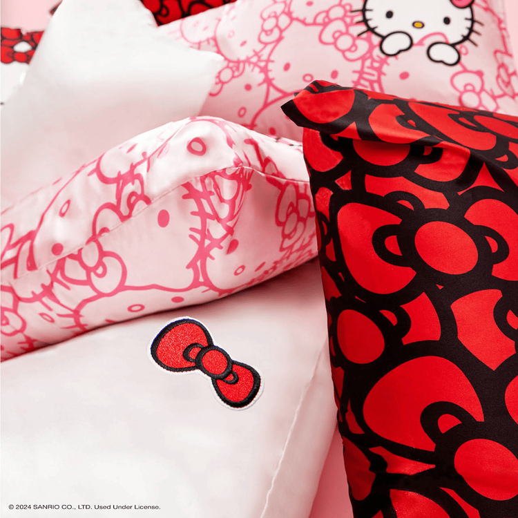 Hello Kitty x Kitsch Standard Pillowcase Funda para almohada ideal para rutina nocturna