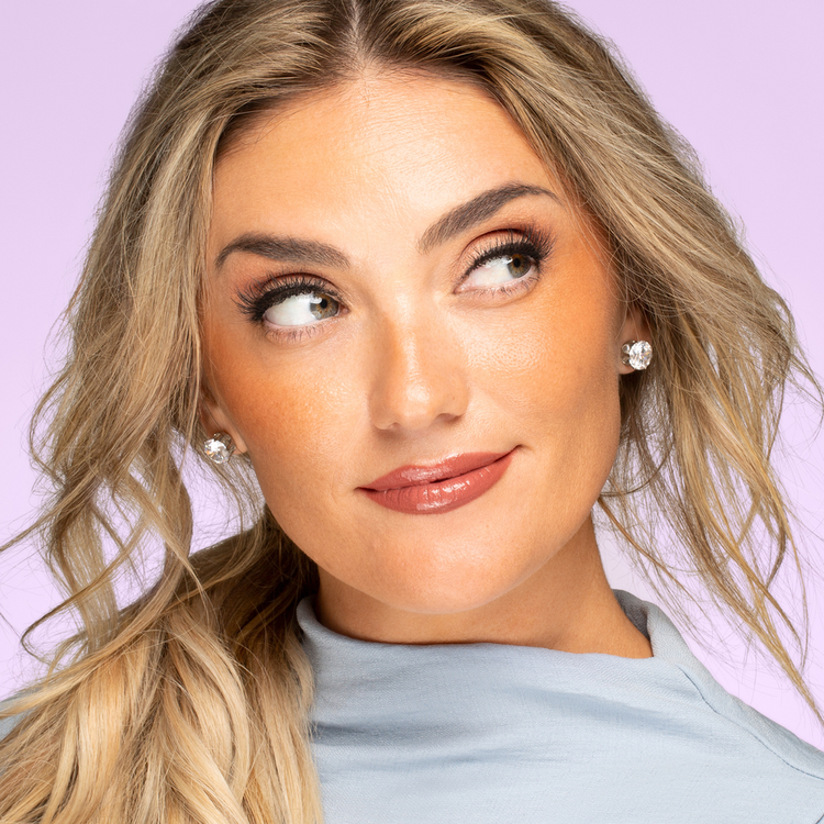 Mineral Wear Lip Gloss Diamond Crystal Clear Gloss brillo 2 en 1 suero