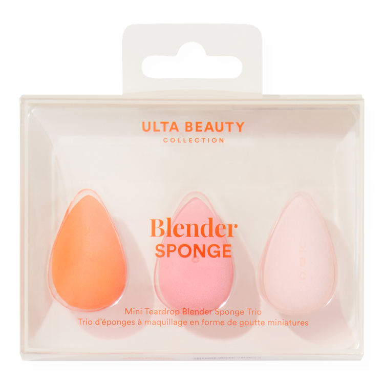 Mini Teardrop Blender Sponge Trio Dúo de esponjas ideal para maquillaje impecable