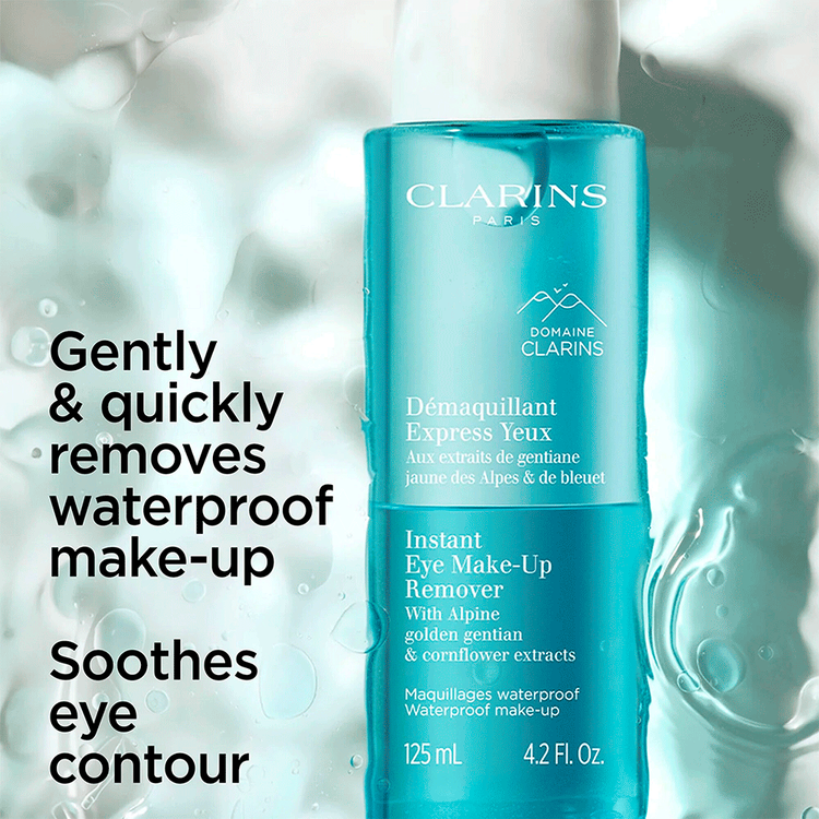 Instant Eye - Desmaquillante de ojos, elimina impurezas y maquillaje