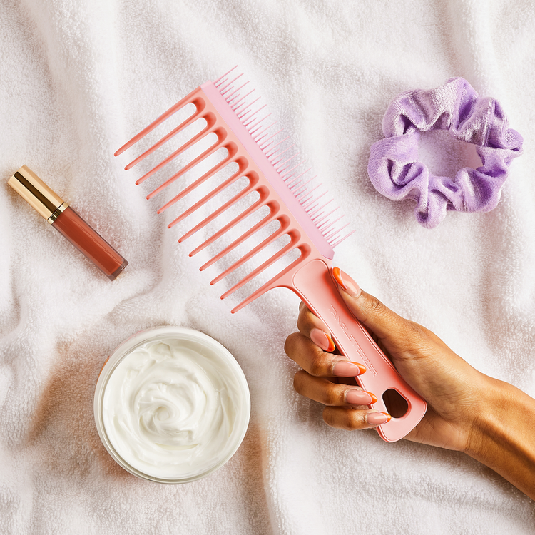 Peach Peine para el cabello desenreda rápidamente