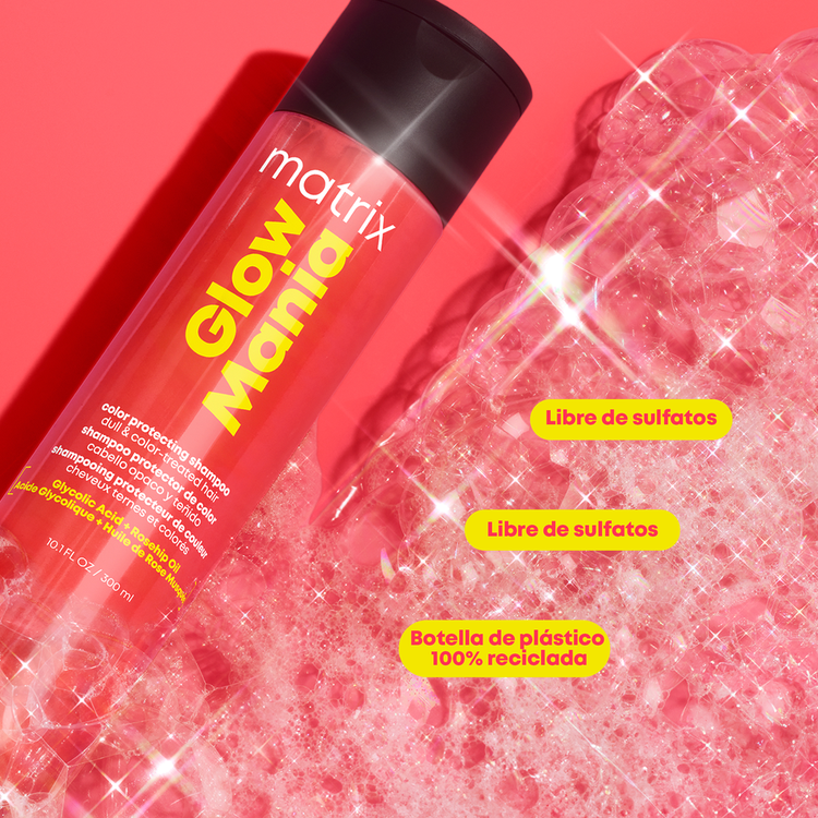Color Glow Mania - Shampoo, protege el color y preserva el brillo