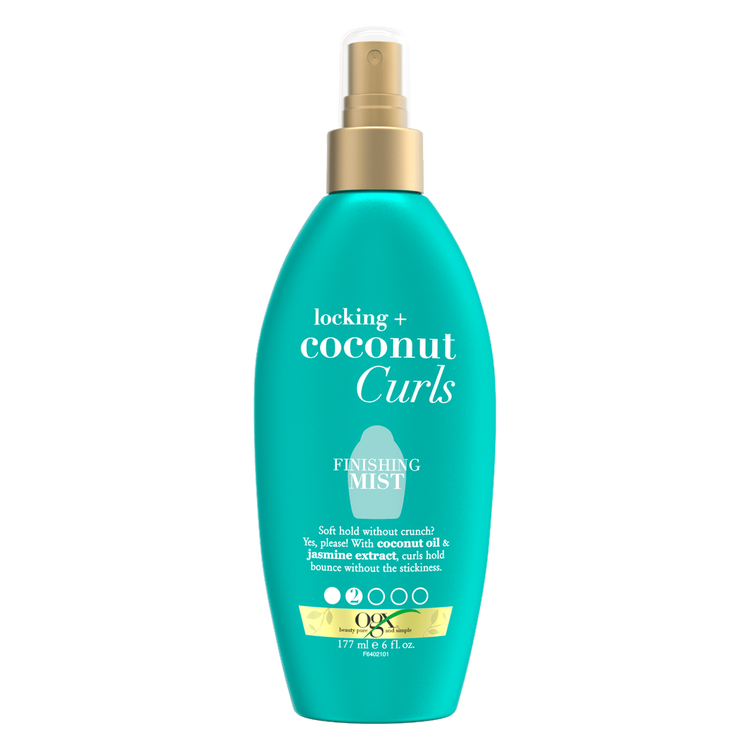 OGX Locking + Coconut Curls Finishing Mist - Spray finalizador, para rizos