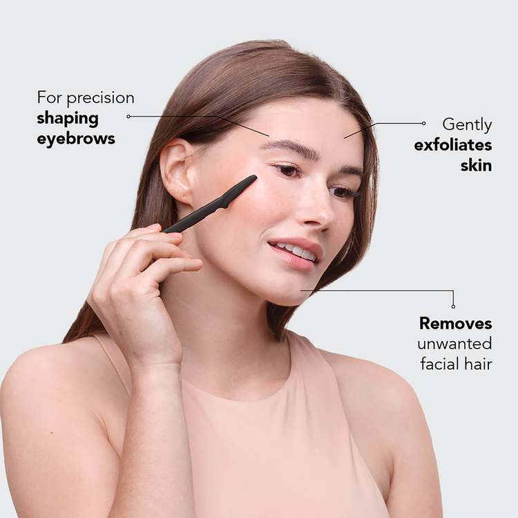 Pro Dermaplaning Tool Exfoliante facial exfoliación suave y profunda