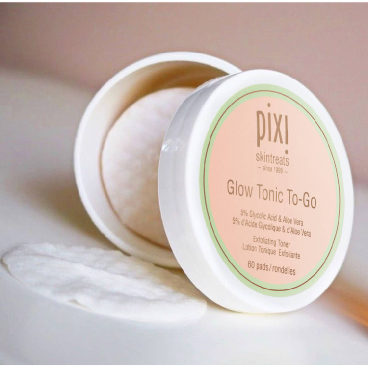 Glow Tonic To-Go 5% Glycolic Acid Exfoliating Almohadillas exfoliantes almohadillas exfoliantes portátiles