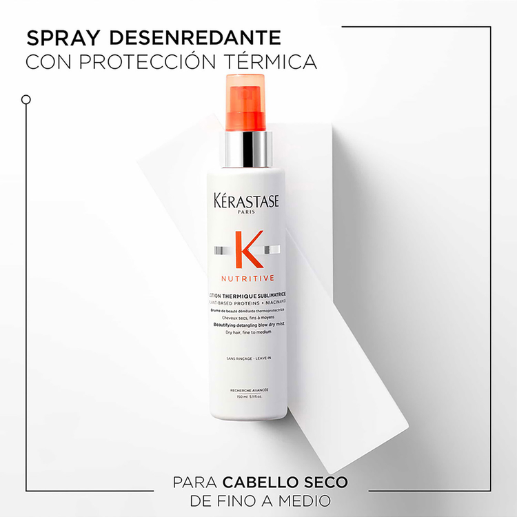 Nutritive - Spray, acondiciona y refuerza la fibra capilar