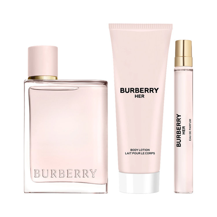 Burberry Her - Set de regalo, Eau de Parfum 100 ml + EDP 10 ml + Body Lotion 75 ml