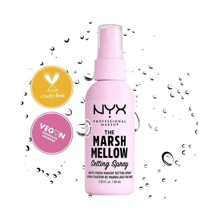 Marshmellowe Setting Spray Fijador de maquillaje para maquillaje duradero