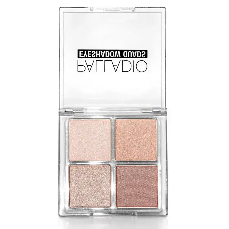 Eyeshadow Quads - Cuartetos de sombras, acabados metálicos y brillantes