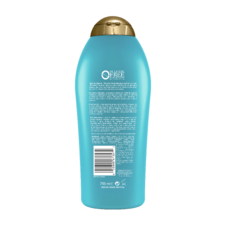 OGX Salon Size Argan Oil Of Morocco Extra Strenght - Shampoo, con aceite de argán