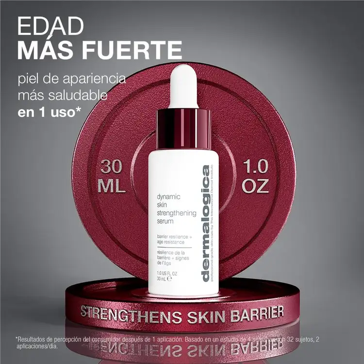 Dynamic Skin Strengthening Serum Suero antienvejecimiento fortalece, hidrata y protege la piel.