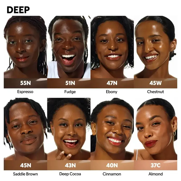 Mask Fit - Mini base compacta, acabado radiante