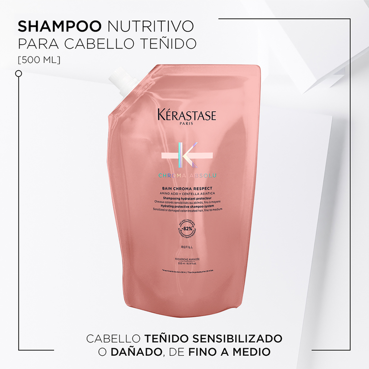 Chroma Absolu - Refill de shampoo, preserva el color del cabello