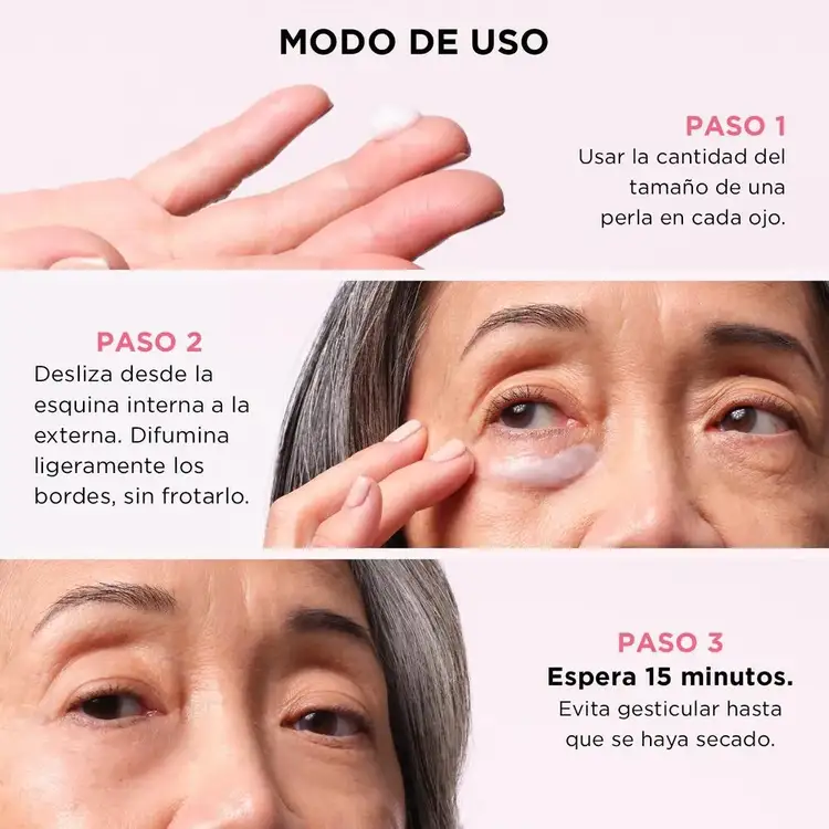 Bye Bye Under Eye Bags Tratamiento ojos atenua manchas de acné, apto para piel sensible