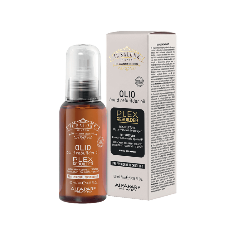 Aceite para cabello tratado