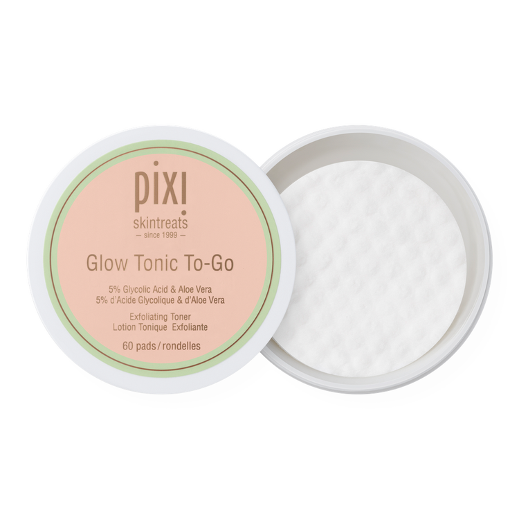 Glow Tonic To-Go 5% Glycolic Acid Exfoliating Almohadillas exfoliantes almohadillas exfoliantes portátiles