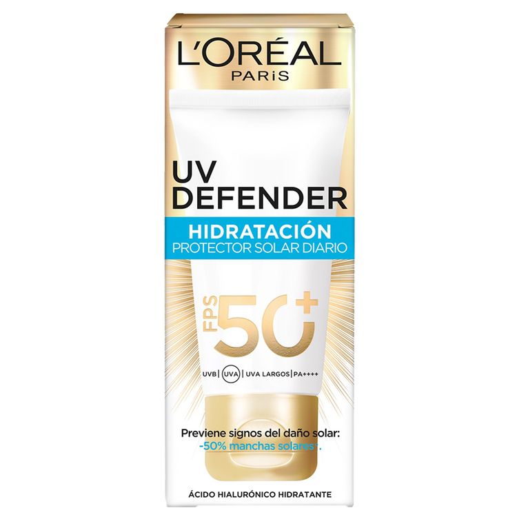 L'Oreal Paris Uv Defender Protector solar reduce arrugas y manchas solares