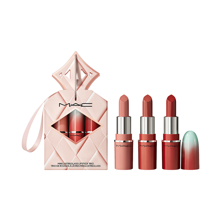 Wildest Gleams Mini Lustreglass Lip Trio - Set de tres labiales mini Lustreglass mini