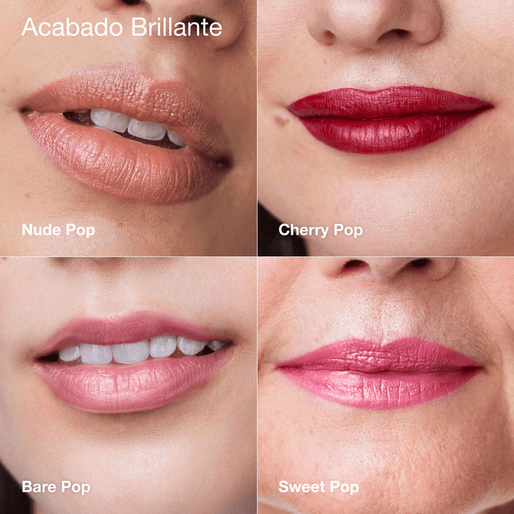 Pop Longweare Lipstick Shine - Labial, color intenso que favorece la tonalidad de tu piel