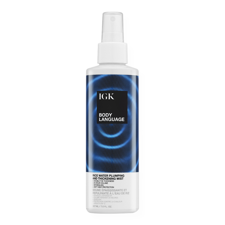 Body Language Rice Water Plumping and Thickening Mist Spray protección contra el calor