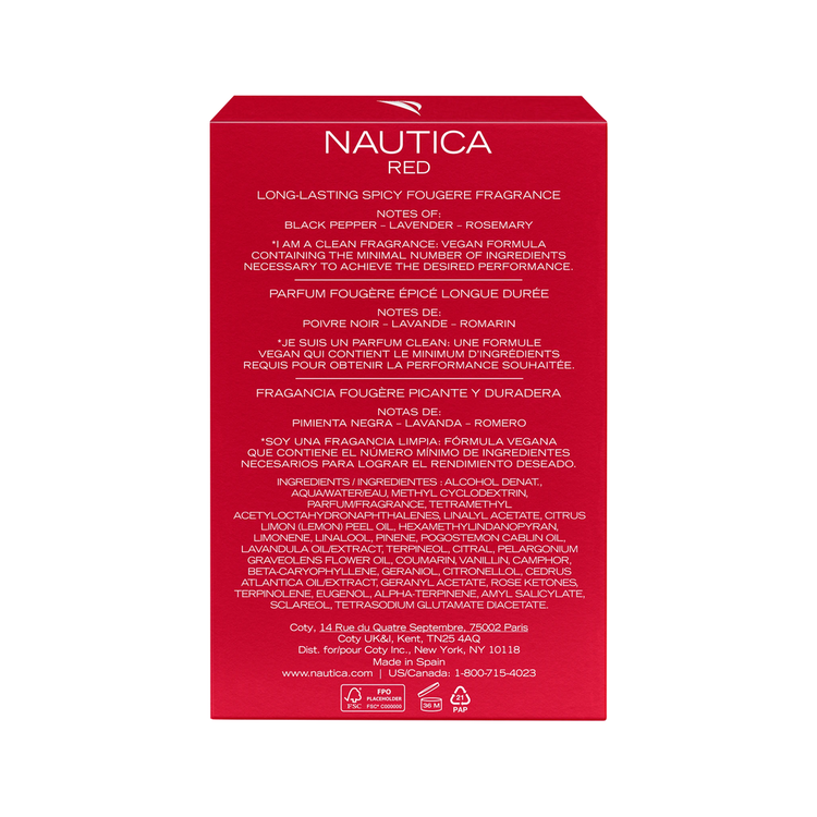 Nautica Red Eau De Toilette Perfume para hombre