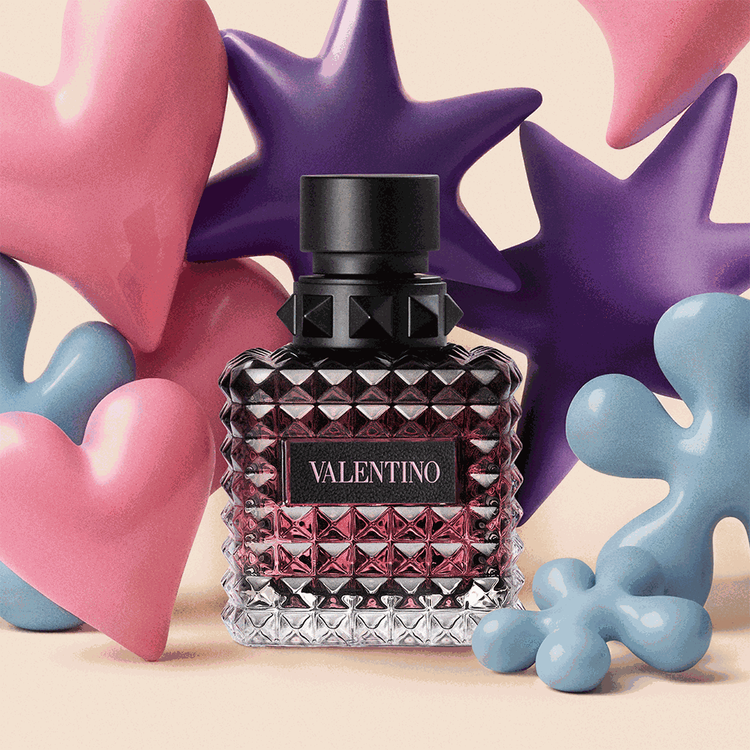 Born in Roma Donna - Set de regalo, Eau de Parfum Intense 50ml + 10 ml diseñada para ella