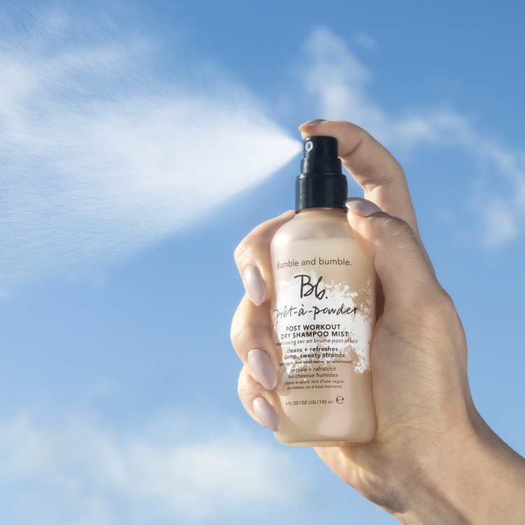 Pret A Powder - Spray post entrenamiento, limpia y refresca el cabello en seco