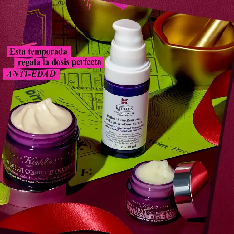 Whats Your Age Again - Set de regalo, crema correctiva + crema correctiva de ojos + suero facial con retinol