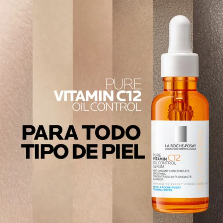 Pure Vitamin C12 - Suero facial, controla el brillo