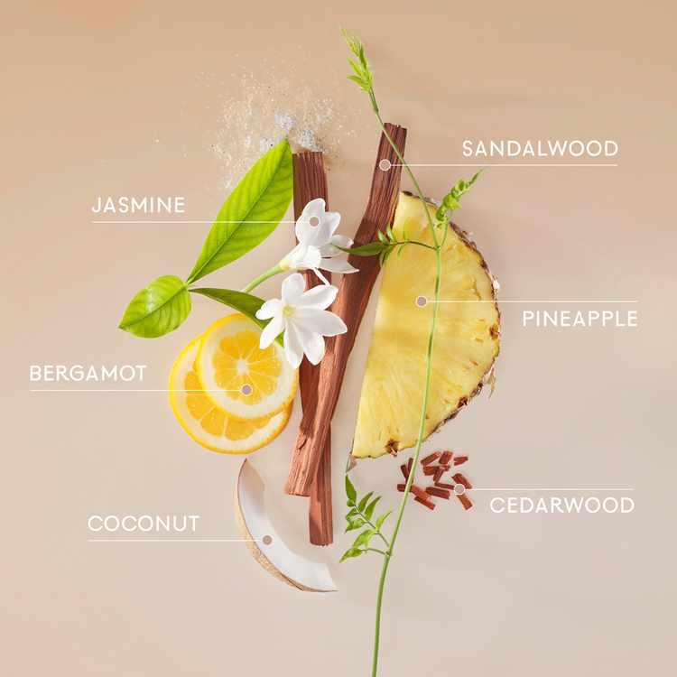 444 Sunkissed + Monoi Spray para cuerpo y cabello fragancia revitalizante