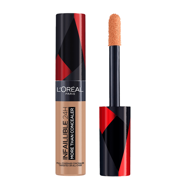 Infallible More Than Concealer - Corrector líquido, alta cobertura y larga duración