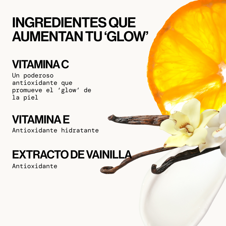 Glow Baby VitaGlow - Loción facial, ilumina e hidrata la piel