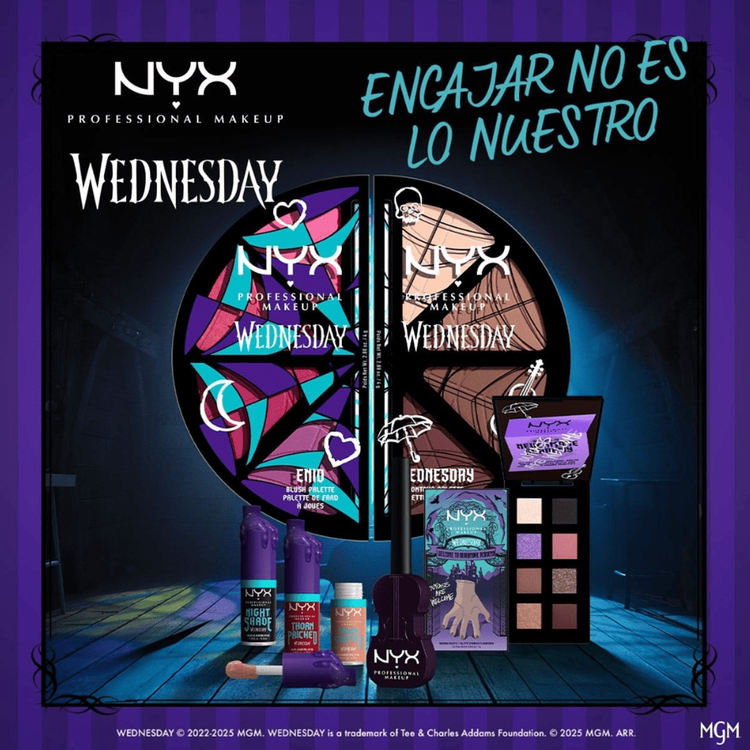 Wednesday Paleta de Contour - Esculpe y define con cuatro tonos fríos, edición limitada