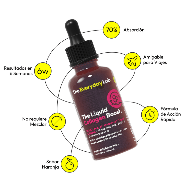 The Liquid Collagen Boost - Colágeno líquido, absorción del 70%