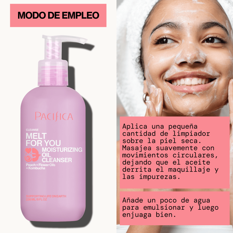 Melt For You Moisturizing Limpiador facial cremoso limpieza profunda