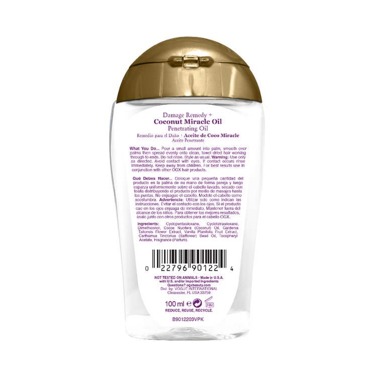 OGX Coconut Miracle - Aceite capilar, con aceite de coco