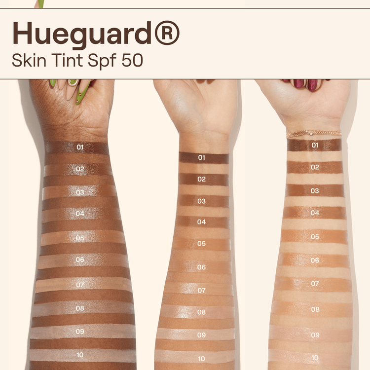 Hueguard - Protector solar mineral, cobertura ligera