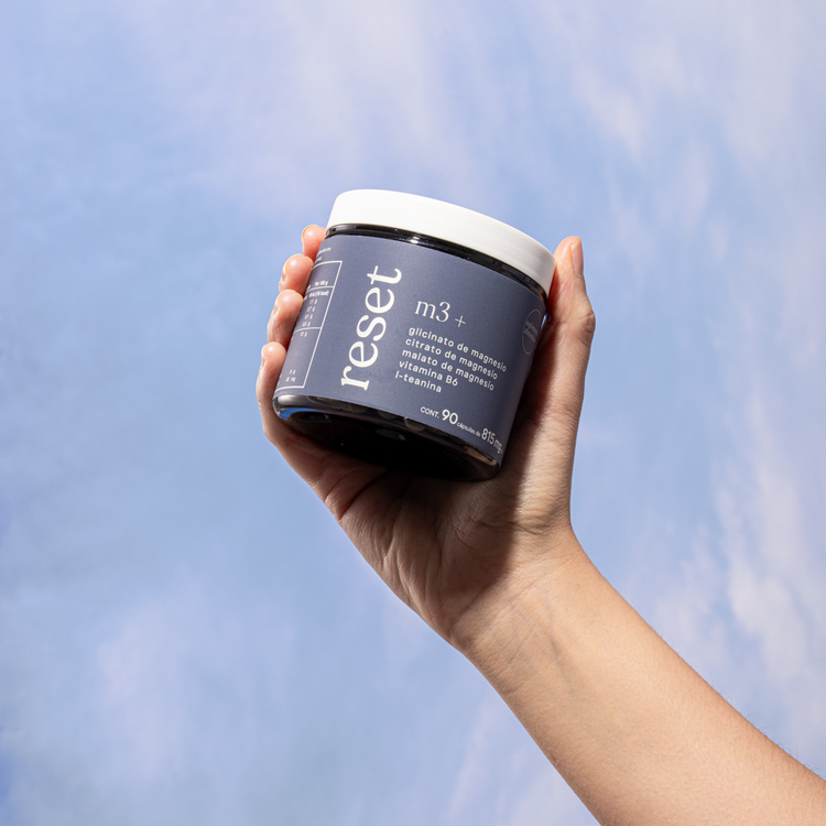 M3 + Suplemento alimenticio promueve un sueño reparador, reduce estrés y relajante muscular