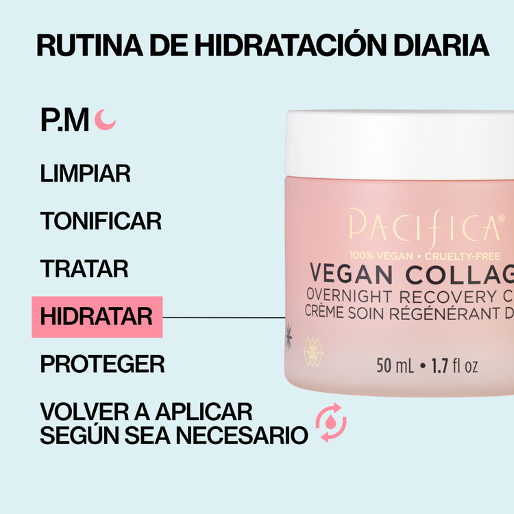 Vegan Collagen Overnight Recovery Crema nocturna reparación nocturna