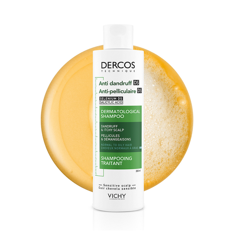 Dercos Shampoo anti caspa grasa